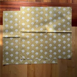 upholstery sample fabric squares - set of two